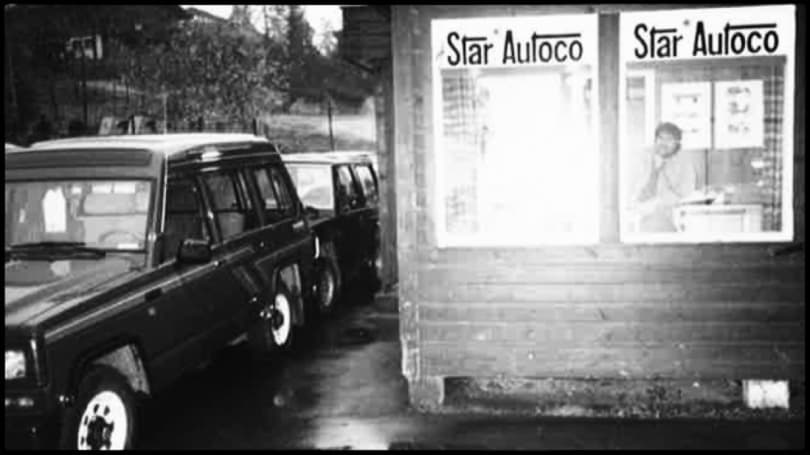Star Autoco i 1984, familiens bilforretning på Gjelleråsen i Nittedal